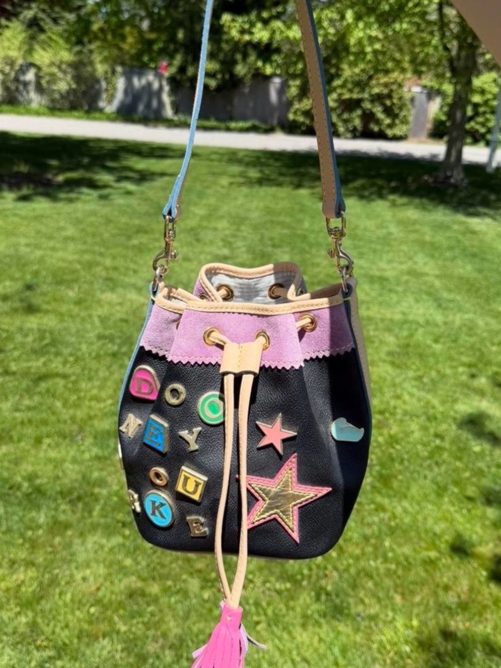 Dooney & Bourke vintage charm bucket bag